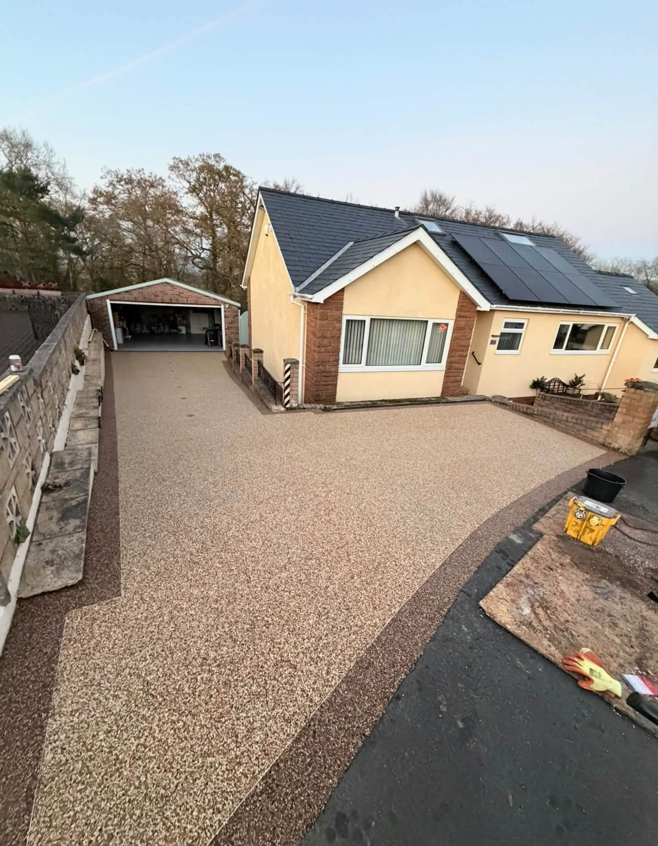 Completed resin driveway after the GroundworX transformation